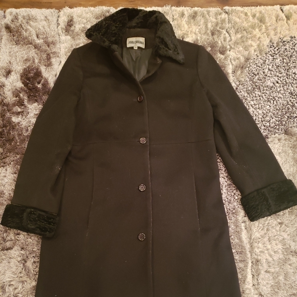John Caruana Long Trench Coat
